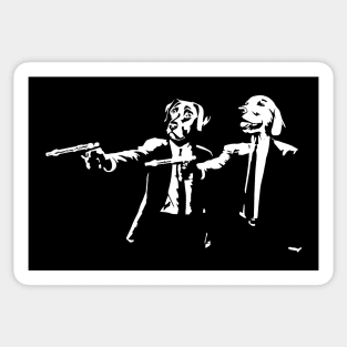 Dog Pulp Fiction Sticker